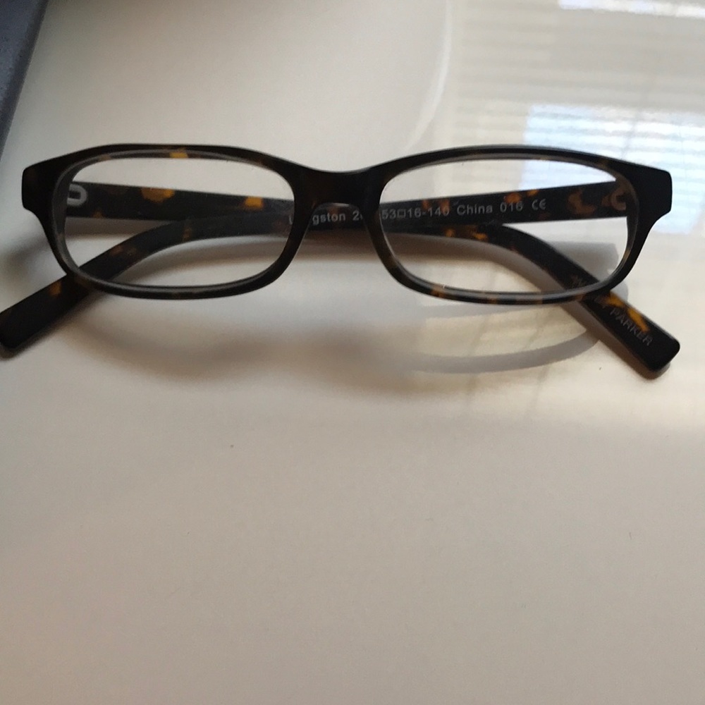 Warby Parker tortoise frames and lenses
